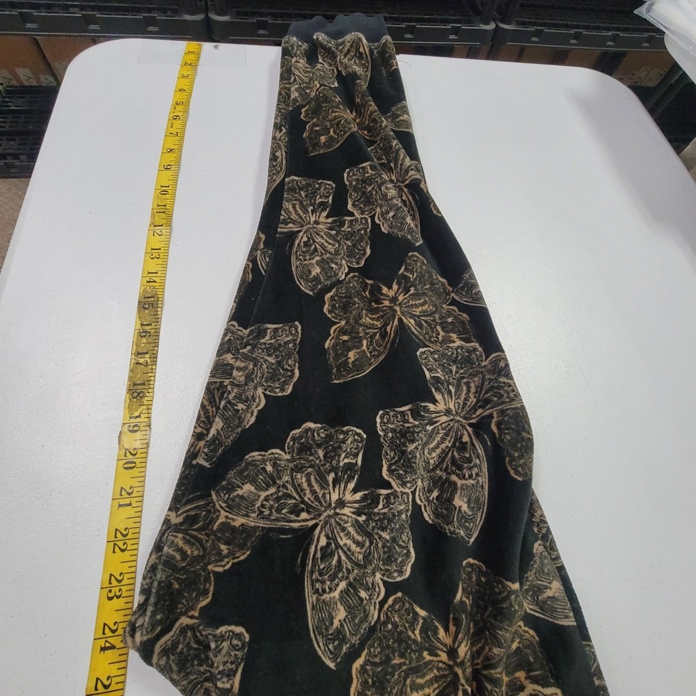 Johnny Was Black Velvet Butterfly Zip Hoodie & Joggers Set - Picture 14 of 16